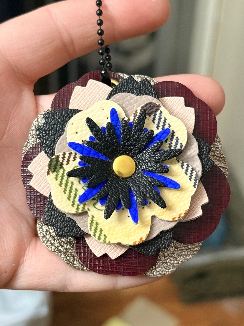 Handmade Floral Bag Charm